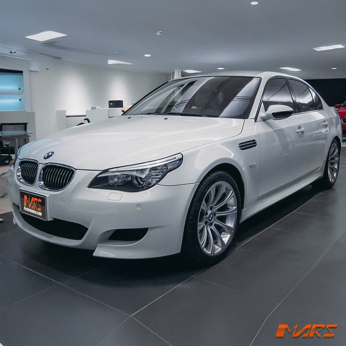 Chrome Black Side Fender Guard Air Vent Trim for BMW E60 M5 2004 - 2010 - Mars Performance