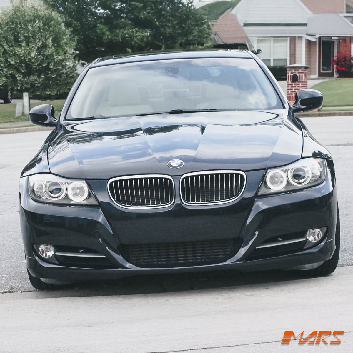 Chrome M3 style front bumper bar grill grille bodykit for BMW 3 - Series E90 Sedan & E91 Wagon 2009 - 2011 LCI - Mars Performance