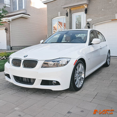 Chrome M3 style front bumper bar grill grille bodykit for BMW 3 - Series E90 Sedan & E91 Wagon 2009 - 2011 LCI - Mars Performance
