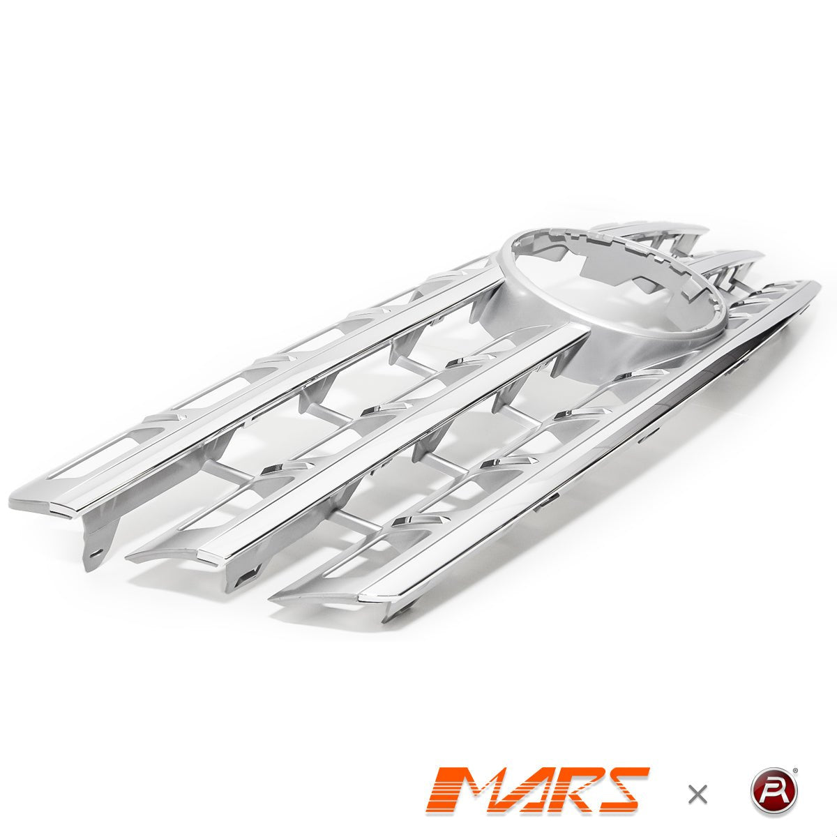 Chrome Silver AMG Style Front Bumper Bar Grill Bodykit for Mercedes - Benz ML - Class W164 2009 - 2012 & ML63 - Mars Performance