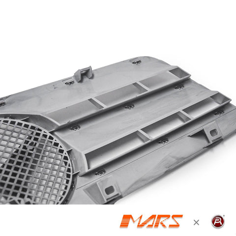 Chrome Silver CL3 Front Grill Grille Bodykit for Mercedes - Benz CLK - Class W208 C208 1997 - 2002 - Mars Performance