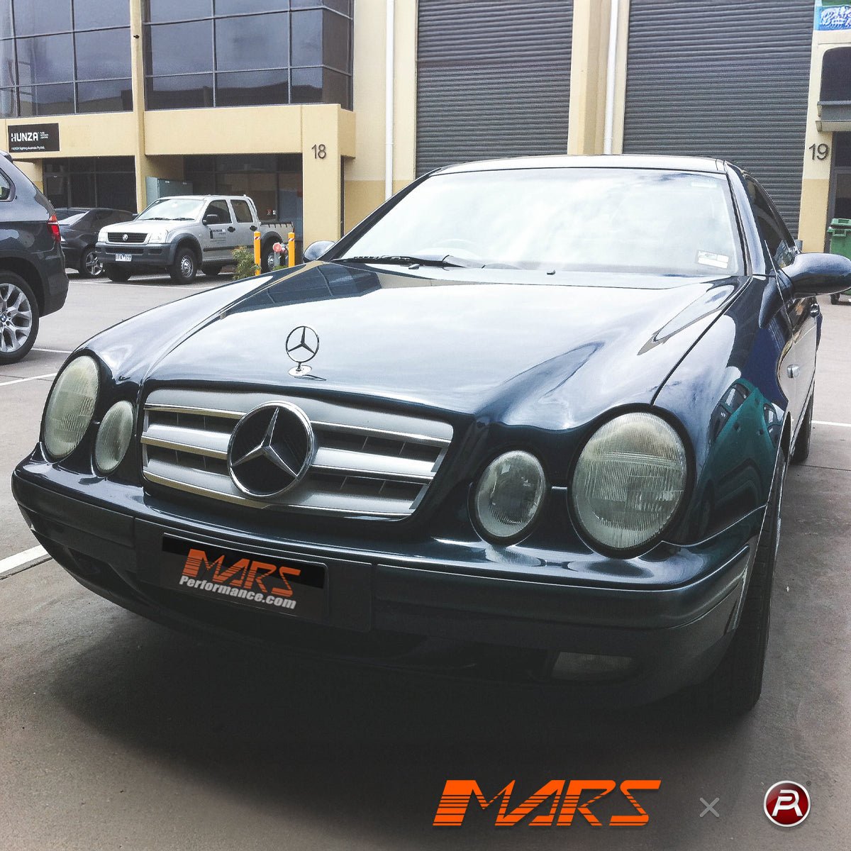 Chrome Silver CL3 Front Grill Grille Bodykit for Mercedes - Benz CLK - Class W208 C208 1997 - 2002 - Mars Performance