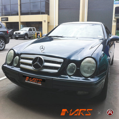 Chrome Silver CL3 Front Grill Grille Bodykit for Mercedes - Benz CLK - Class W208 C208 1997 - 2002 - Mars Performance