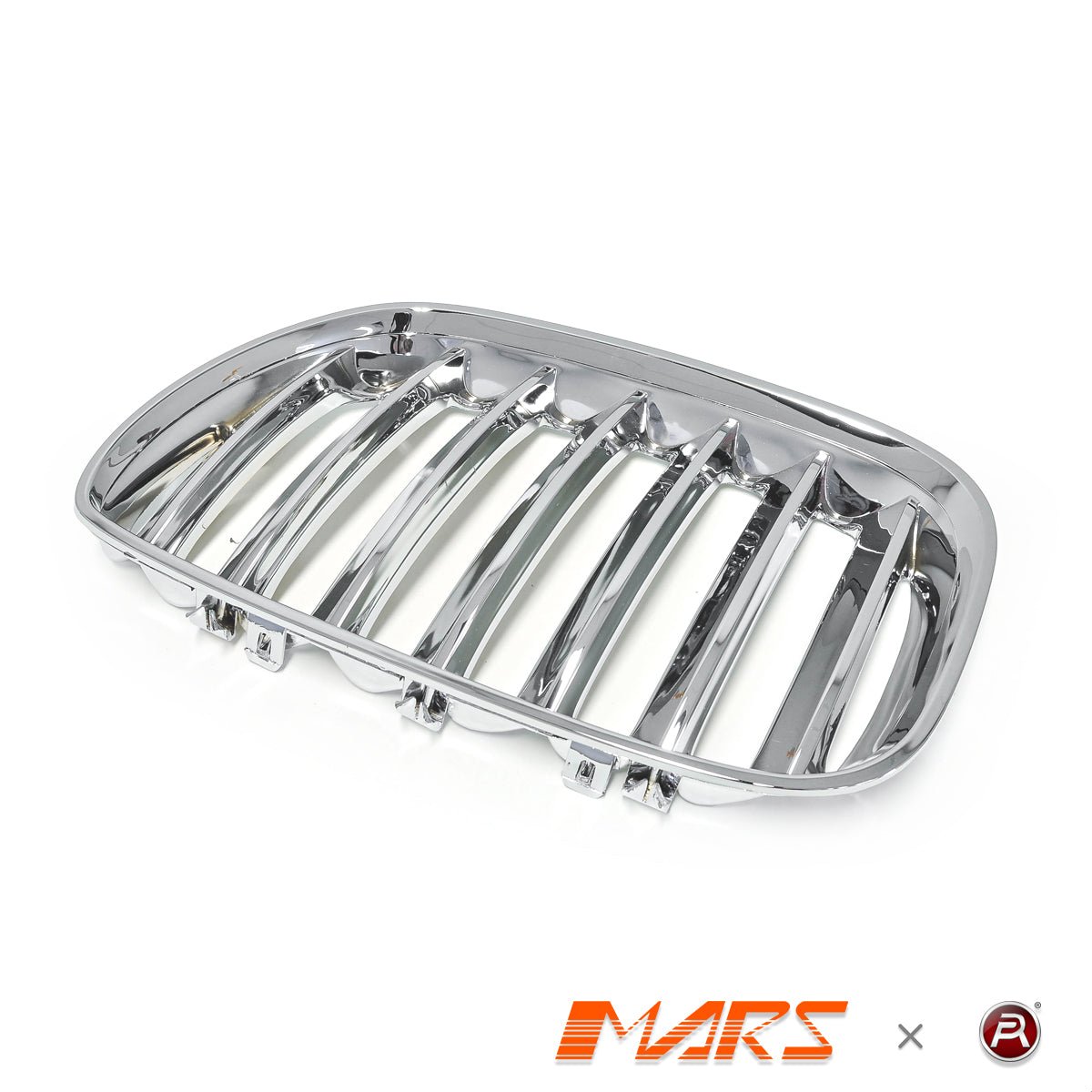 Chrome Silver X5M Style Front Kidney Grille Grill Bodykit for BMW X5 E53 LCI 2004 - 2006 - Mars Performance