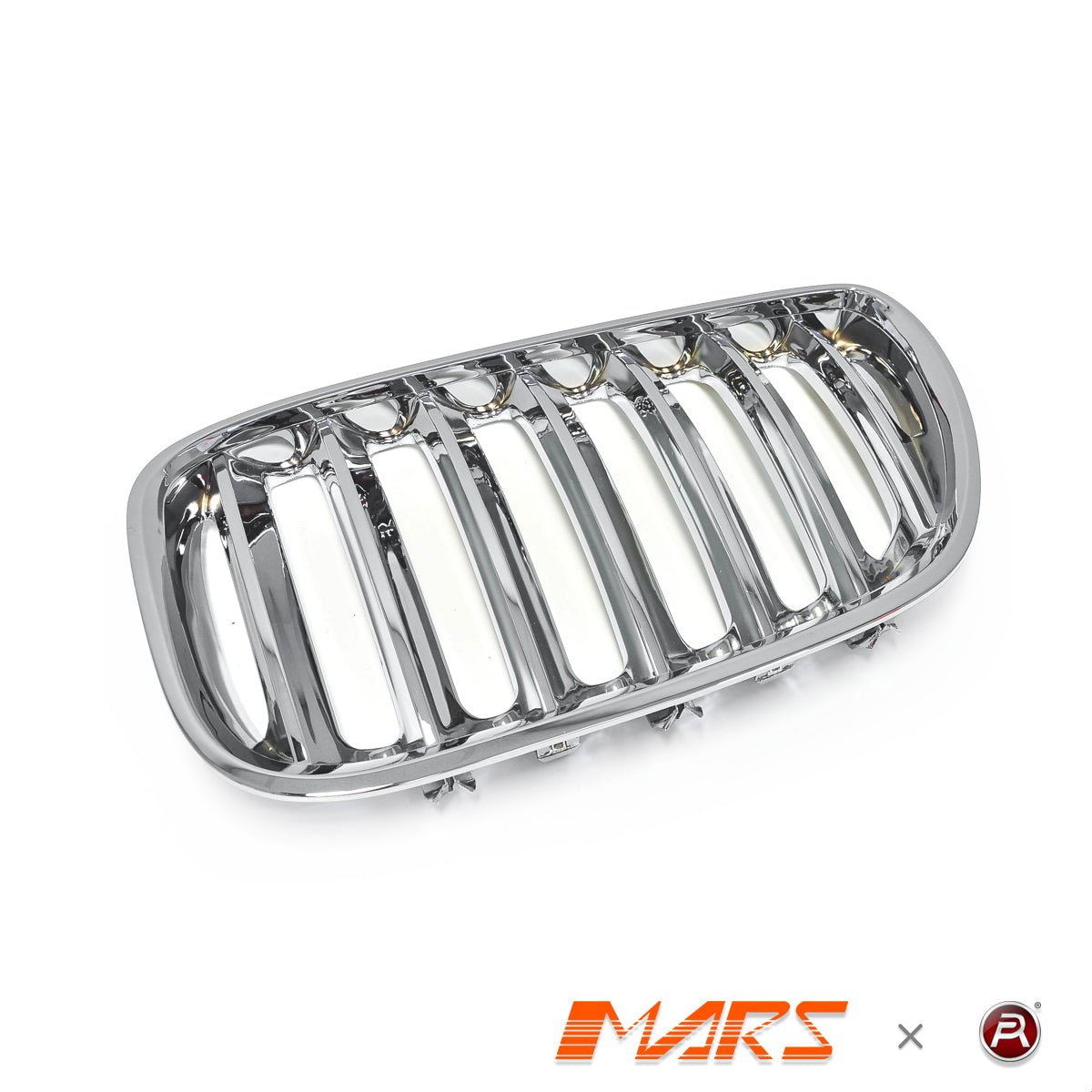 Chrome Silver X5M Style Front Kidney Grille Grill Bodykit for BMW X5 E53 LCI 2004 - 2006 - Mars Performance