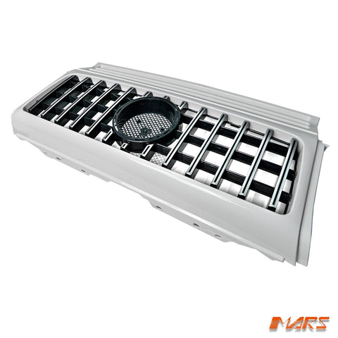 Chrome White Panamericana Front bumper Bar Radiator Grille Grill Bodykit for Mercedes - Benz G - Class W463 1990 - 2018 & AMG G63 - Mars Performance