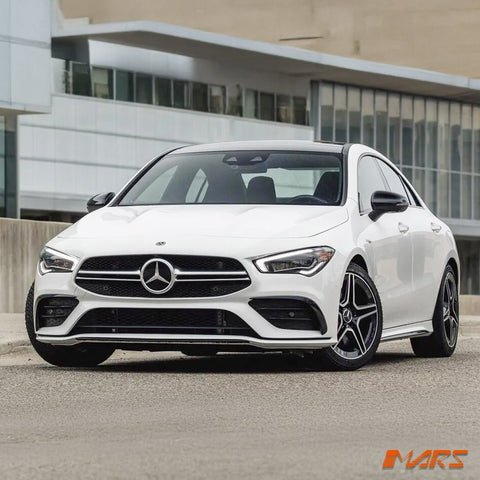 CLA35 AMG Style Front Bumper Bar Carnards Blades Lip Spoiler Bodykit for Mercedes - Benz CLA - Class C118 W118 2018 - 2024 - Mars Performance
