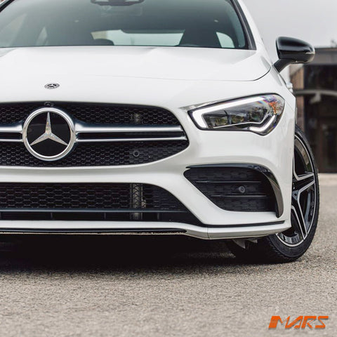 CLA35 AMG Style Front Bumper Bar Carnards Blades Lip Spoiler Bodykit for Mercedes - Benz CLA - Class C118 W118 2018 - 2024 - Mars Performance