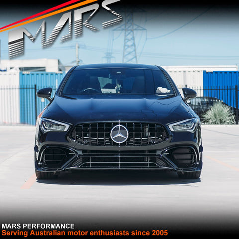 CLA45 AMG S Style Front Bumper Bar Bodykit & Canards for Mercedes - Benz CLA - Class C118 W118 & CLA35 2018 - 2024 - Mars Performance