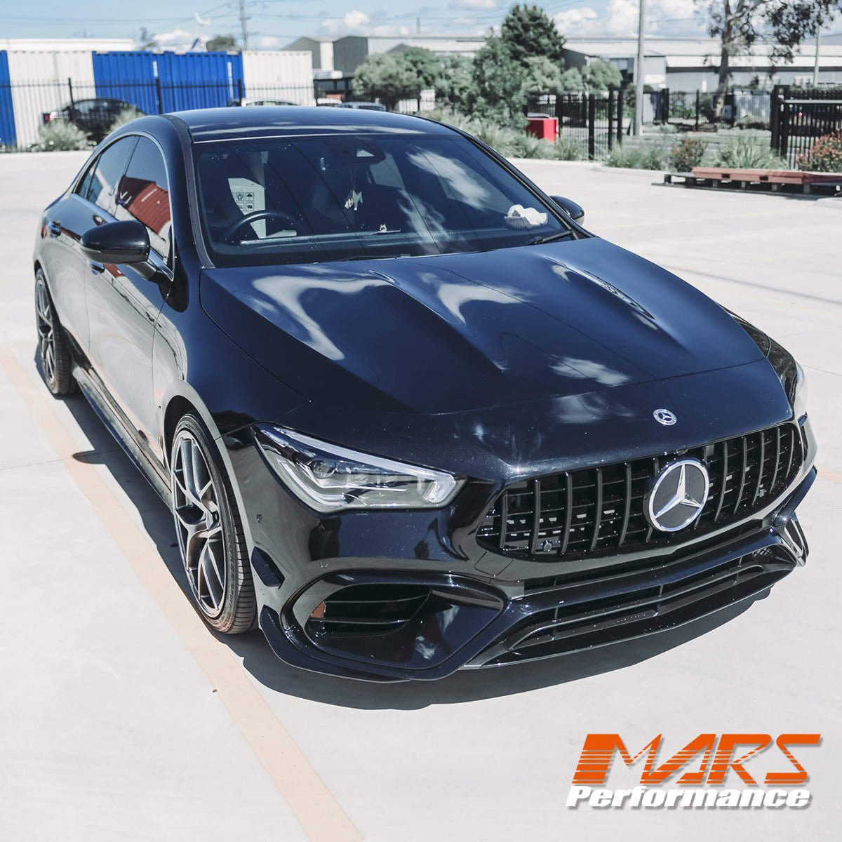 CLA45 AMG S Style Front Bumper Bar Bodykit & Canards for Mercedes - Benz CLA - Class C118 W118 & CLA35 2018 - 2024 - Mars Performance