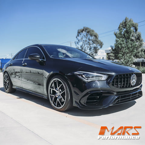 CLA45 AMG S Style Front Bumper Bar Bodykit & Canards for Mercedes - Benz CLA - Class C118 W118 & CLA35 2018 - 2024 - Mars Performance
