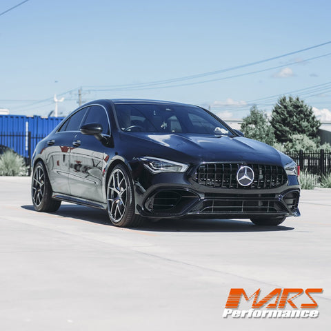 CLA45 AMG S Style Front Bumper Bar Bodykit & Canards for Mercedes - Benz CLA - Class C118 W118 & CLA35 2018 - 2024 - Mars Performance