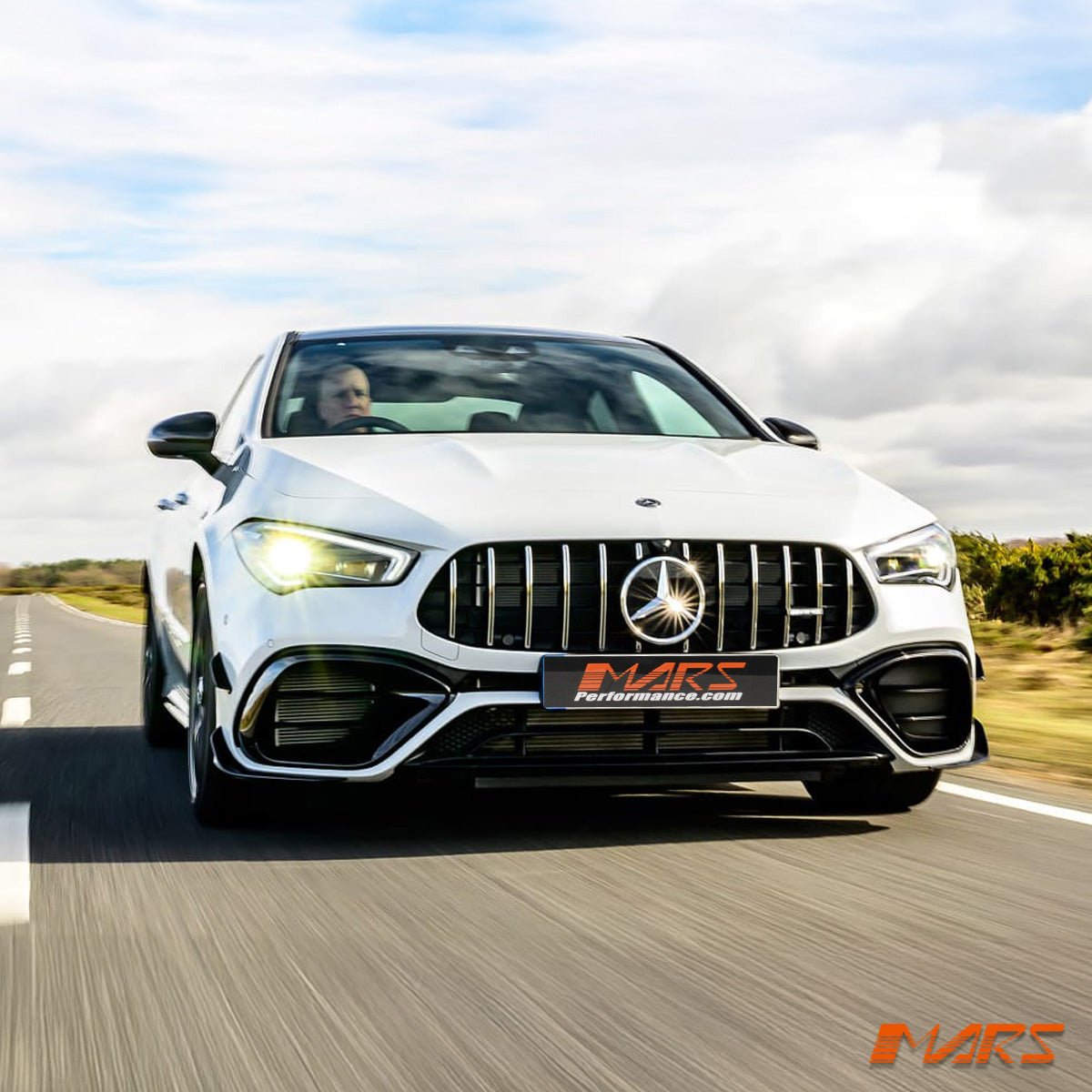CLA45 AMG S Style Front Bumper Bar Bodykit & Canards for Mercedes - Benz CLA - Class C118 W118 & CLA35 2018 - 2024 - Mars Performance