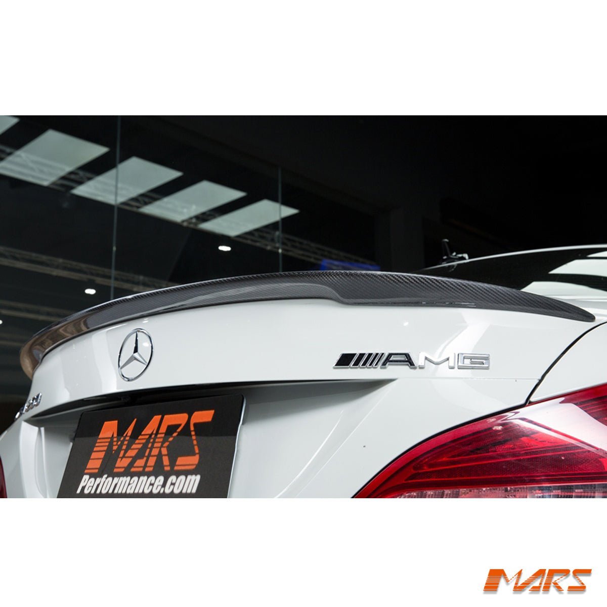 CLA45 AMG Style Carbon Fibre Rear Trunk Lip Spoiler Bodykit for Mercedes Benz CLA - Class C117 W117 2013 - 2019 - Mars Performance