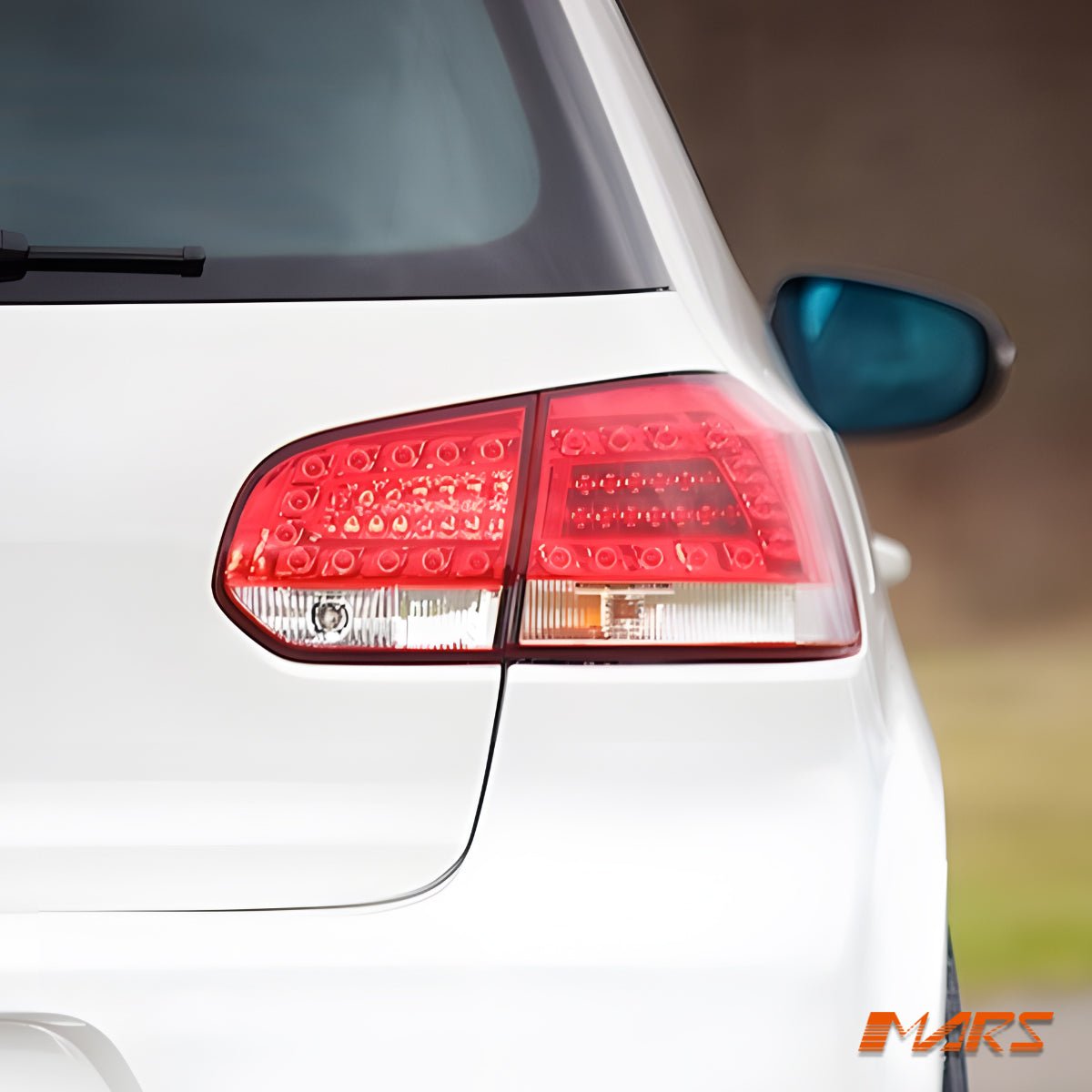 Classical Clear Red LED Tail lights for Volkswagen VW Golf VI MK - 6 Hatch 2009 - 2013 - Mars Performance