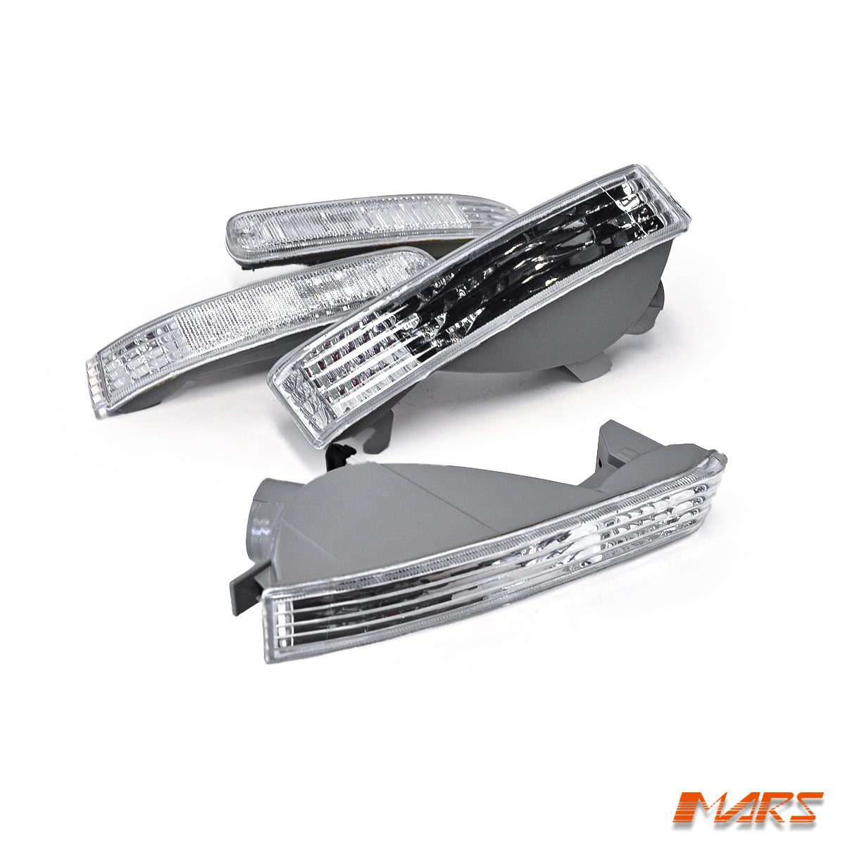 Clear Front Bumper Bar Turn Signal Indicator lights for Honda Prelude 1992 - 1996 - Mars Performance