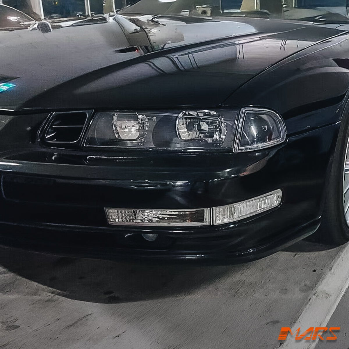 Clear Front Bumper Bar Turn Signal Indicator lights for Honda Prelude 1992 - 1996 - Mars Performance