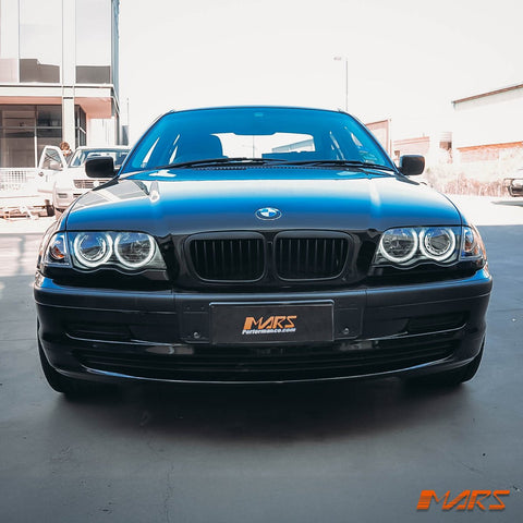 Clear Front Corner turn signal indicator lights for BMW 3 - Series E46 1998 - 2001 Pre LCI Sedan & Wagon - Mars Performance