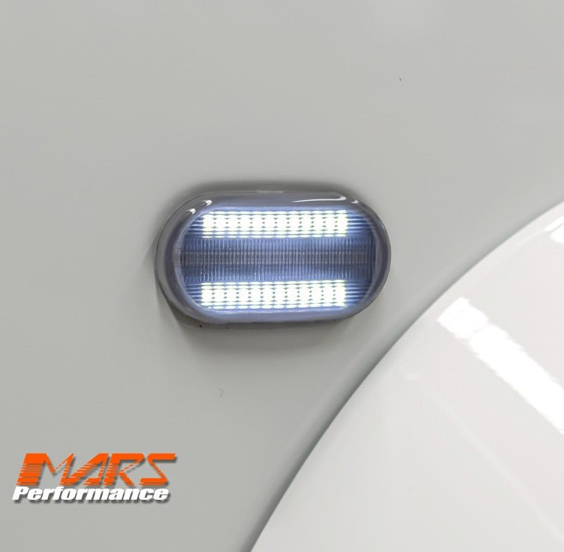 Clear LED sequential Side Fender Guard Indicator Turn Signal Lights for Suzuki Jimny GJ JJ 2019 - 2024 - Mars Performance