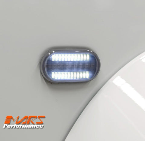 Clear LED sequential Side Fender Guard Indicator Turn Signal Lights for Suzuki Jimny GJ JJ 2019 - 2024 - Mars Performance