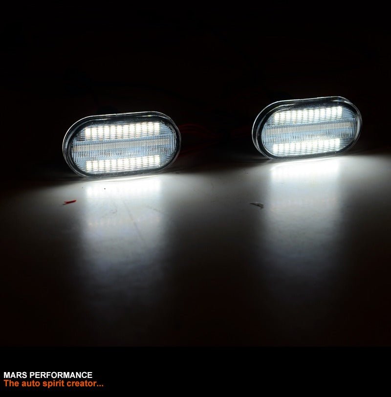 Clear LED sequential Side Fender Guard Indicator Turn Signal Lights for Suzuki Jimny GJ JJ 2019 - 2024 - Mars Performance