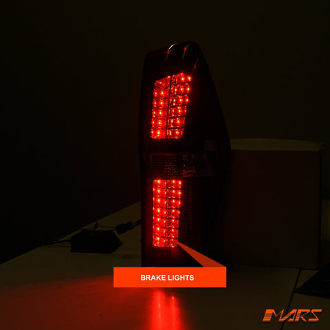 Clear Red 3D LED Stripe Bar Tail Lights for Hyundai iLoad & iMax Van 2008 - 2021 - Mars Performance