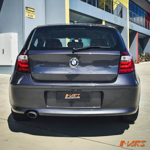 Clear Red 3D LED Tail lights for BMW 1 Series E81 E87 Hatch - Mars Performance