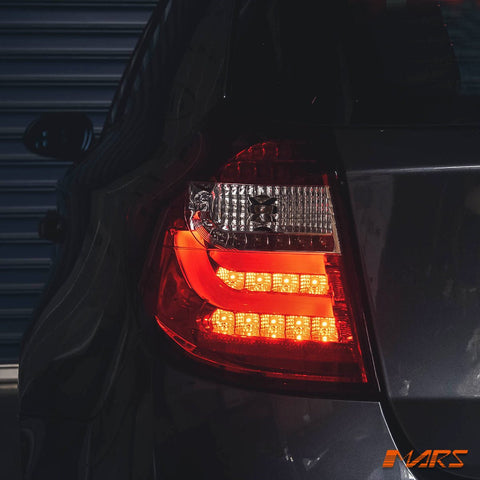Clear Red 3D LED Tail lights for BMW 1 Series E81 E87 Hatch - Mars Performance