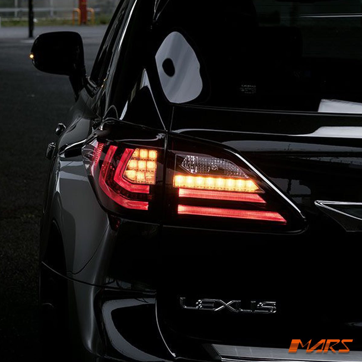 Clear Red 3D Stripe Bar LED Tail light with Sequential Indicators for Lexus RX270 RX350 RX450H AL10 2008 - 2015 - Mars Performance