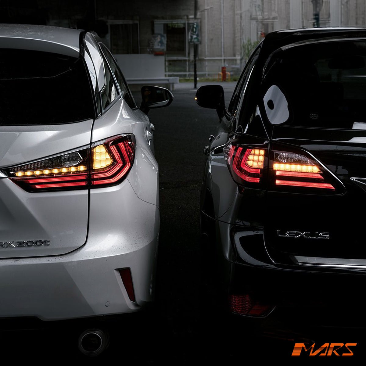 Clear Red 3D Stripe Bar LED Tail light with Sequential Indicators for Lexus RX270 RX350 RX450H AL10 2008 - 2015 - Mars Performance