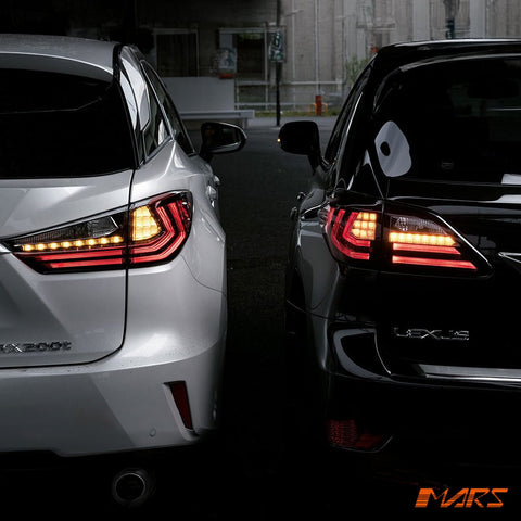 Clear Red 3D Stripe Bar LED Tail light with Sequential Indicators for Lexus RX270 RX350 RX450H AL10 2008 - 2015 - Mars Performance