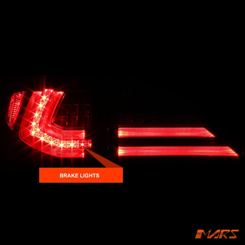 Clear Red 3D Stripe Bar LED Tail light with Sequential Indicators for Lexus RX270 RX350 RX450H AL10 2008 - 2015 - Mars Performance