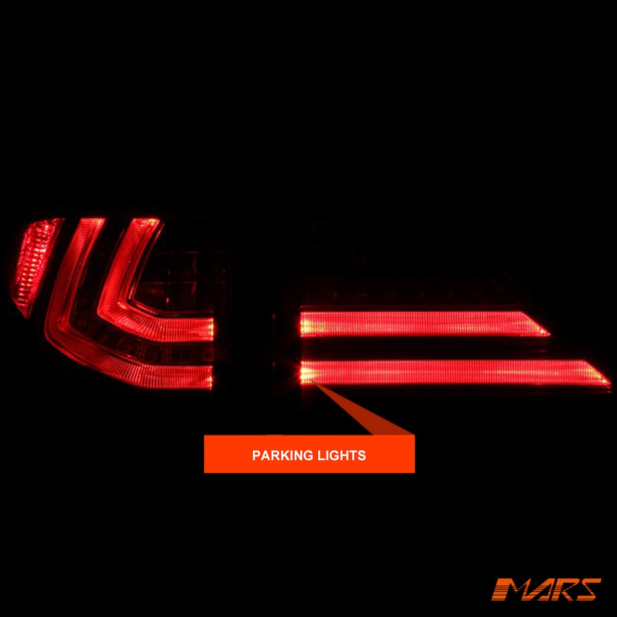 Clear Red 3D Stripe Bar LED Tail light with Sequential Indicators for Lexus RX270 RX350 RX450H AL10 2008 - 2015 - Mars Performance