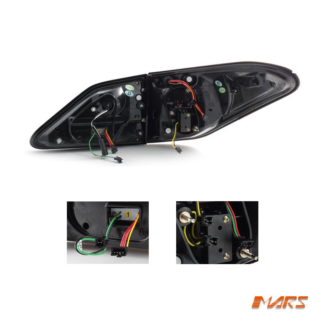 Clear Red 3D Stripe Bar LED Tail light with Sequential Indicators for Lexus RX270 RX350 RX450H AL10 2008 - 2015 - Mars Performance