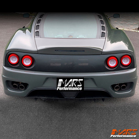 Clear Red Full LED 3D Stripe Bar Tail Lights for FERRARI F360 512 F355 550 575M F50 - Mars Performance