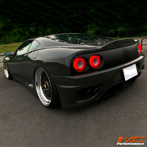 Clear Red Full LED 3D Stripe Bar Tail Lights for FERRARI F360 512 F355 550 575M F50 - Mars Performance