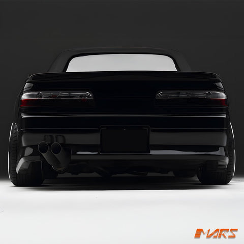 Clear Red JDM NON LED Tail lights for Nissan Silvia S13 1988 - 1993 - Mars Performance