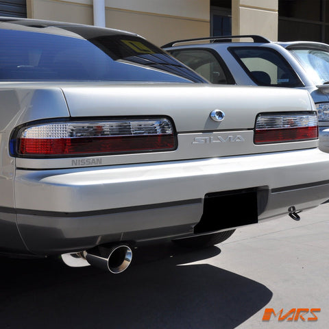 Clear Red JDM NON LED Tail lights for Nissan Silvia S13 1988 - 1993 - Mars Performance