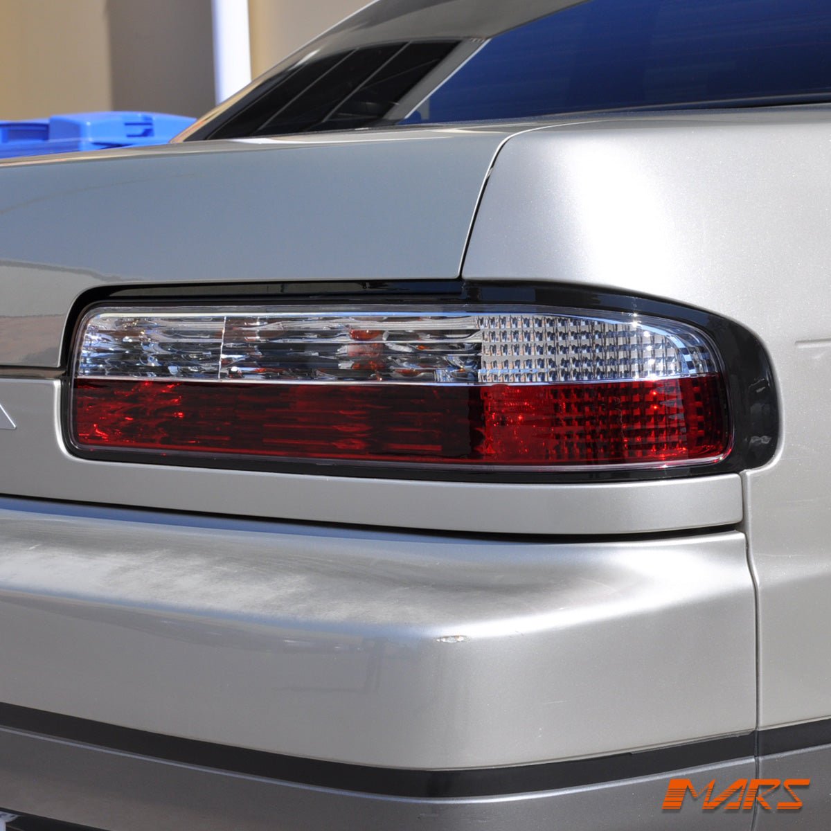 Clear Red JDM NON LED Tail lights for Nissan Silvia S13 1988 - 1993 - Mars Performance