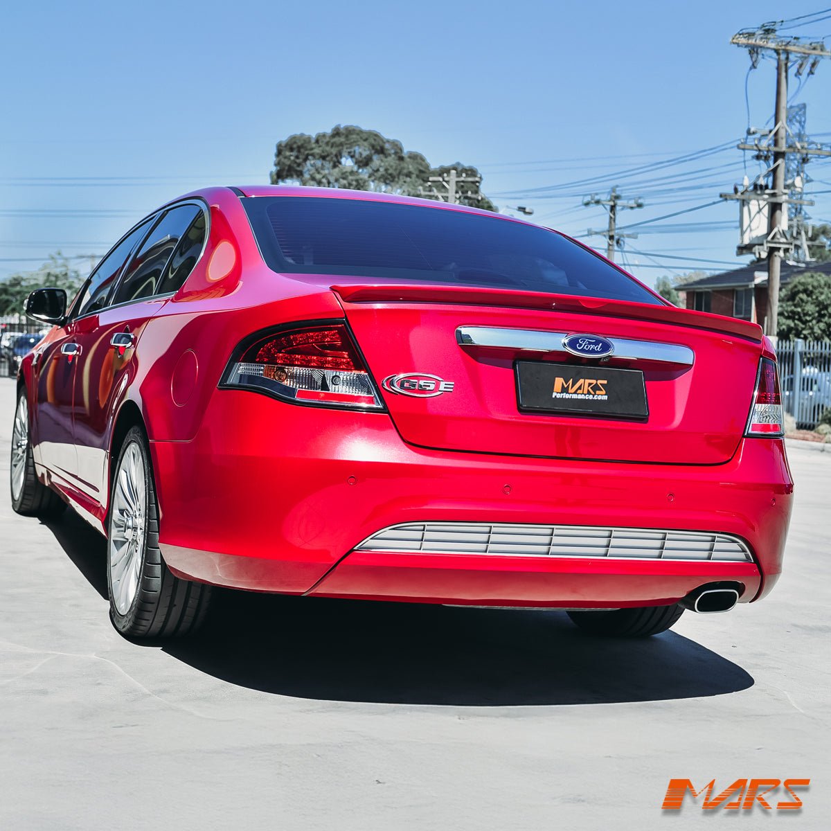 Clear Red LED Tail Lights for Ford Falcon FPV FG Sedan XT G6 XR 2008 - 2014 - Mars Performance