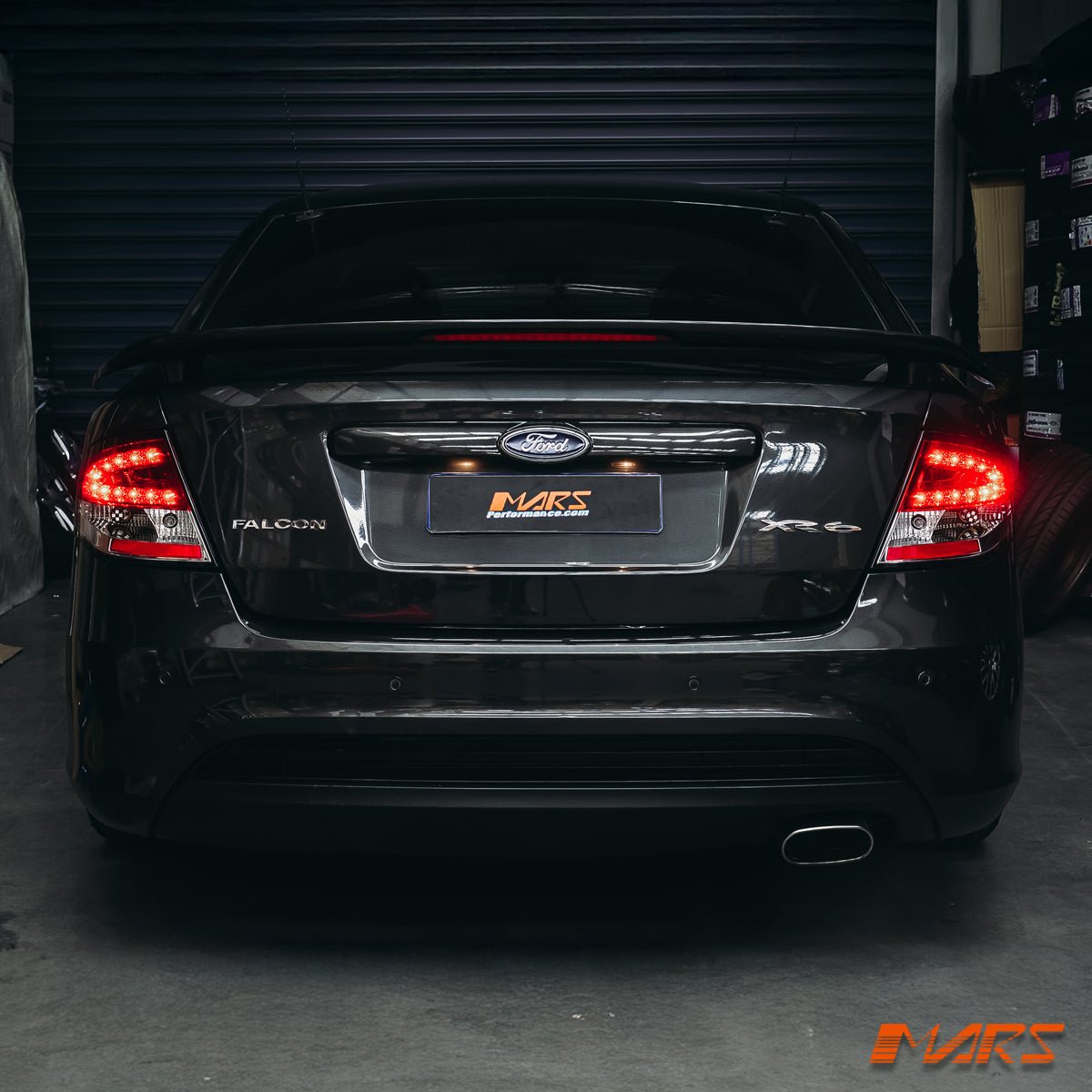 Clear Red LED Tail Lights for Ford Falcon FPV FG Sedan XT G6 XR 2008 - 2014 - Mars Performance