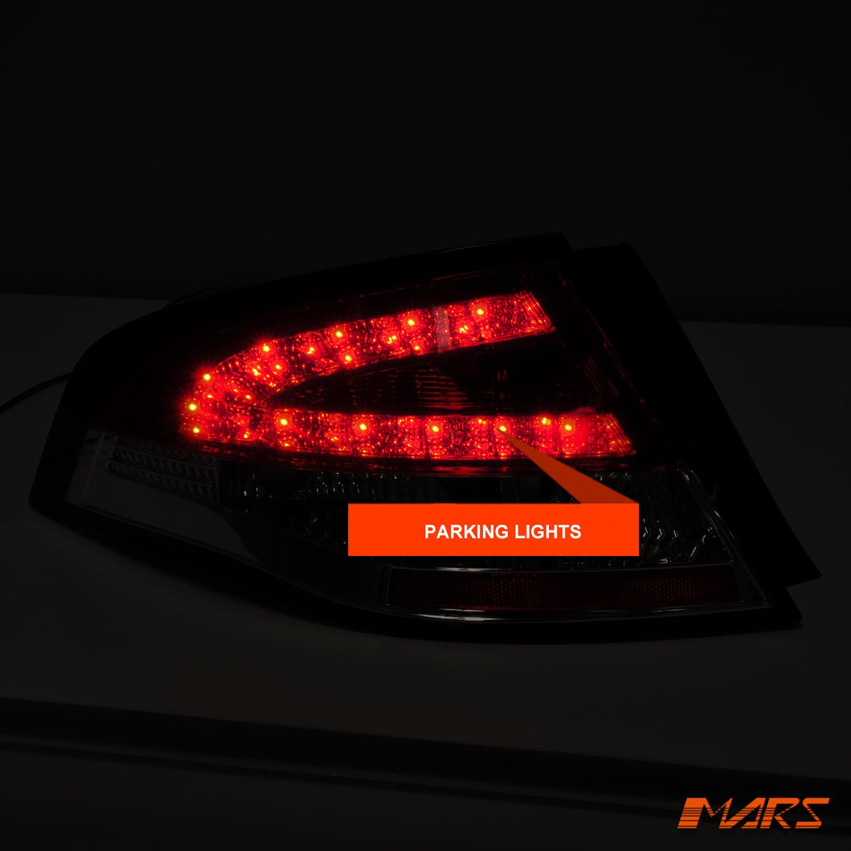 Clear Red LED Tail Lights for Ford Falcon FPV FG Sedan XT G6 XR 2008 - 2014 - Mars Performance