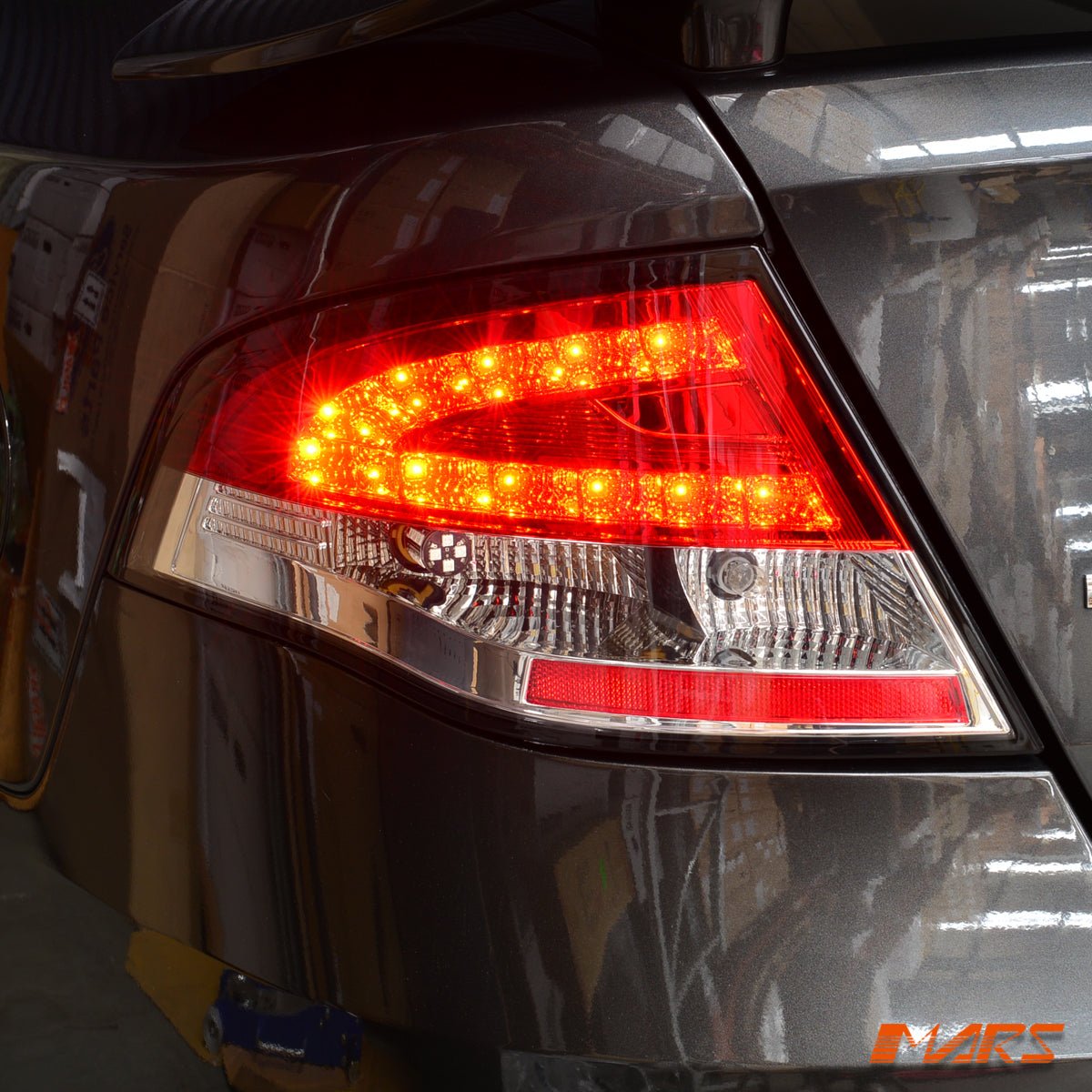 Clear Red LED Tail Lights for Ford Falcon FPV FG Sedan XT G6 XR 2008 - 2014 - Mars Performance