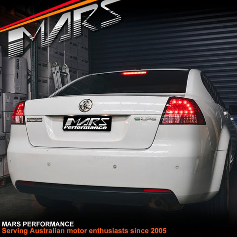 Clear Red LED Tail Lights for Holden Commodore VE Sedan 2006 - 2013 - Mars Performance