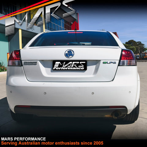 Clear Red LED Tail Lights for Holden Commodore VE Sedan 2006 - 2013 - Mars Performance
