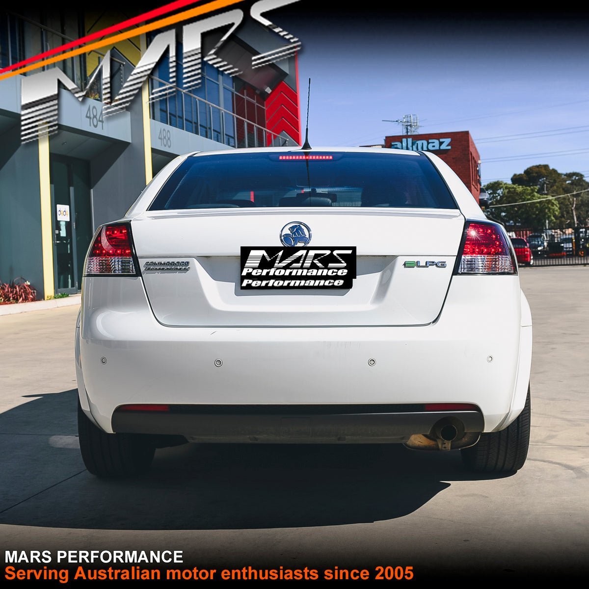 Clear Red LED Tail Lights for Holden Commodore VE Sedan 2006 - 2013 - Mars Performance