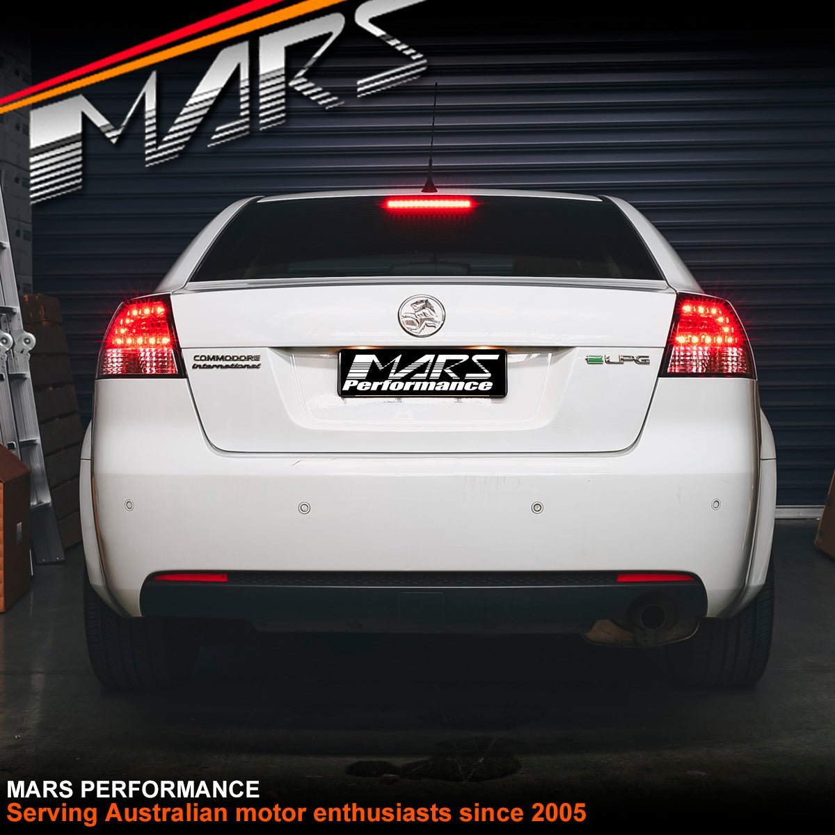 Clear Red LED Tail Lights for Holden Commodore VE Sedan 2006 - 2013 - Mars Performance