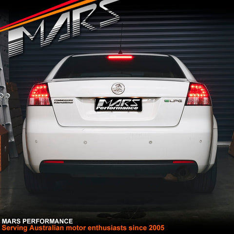 Clear Red LED Tail Lights for Holden Commodore VE Sedan 2006 - 2013 - Mars Performance