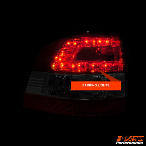 Clear Red LED Tail lights for Holden Commodore VF UTE Pick Up - Mars Performance