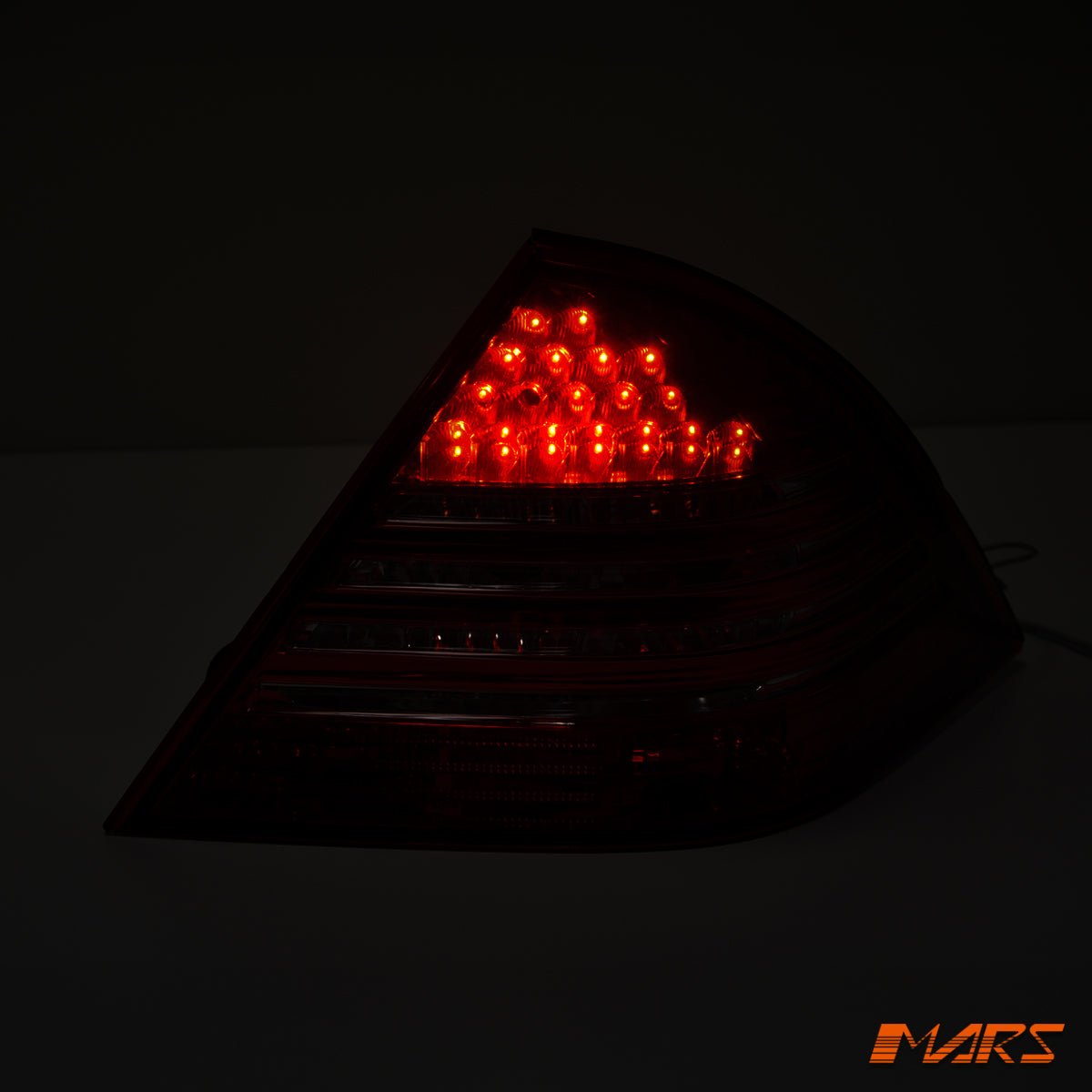 Clear Red LED Tail Lights for Mercedes - Benz C - Class W203 4 doors Sedan 2000 - 2004 - Mars Performance